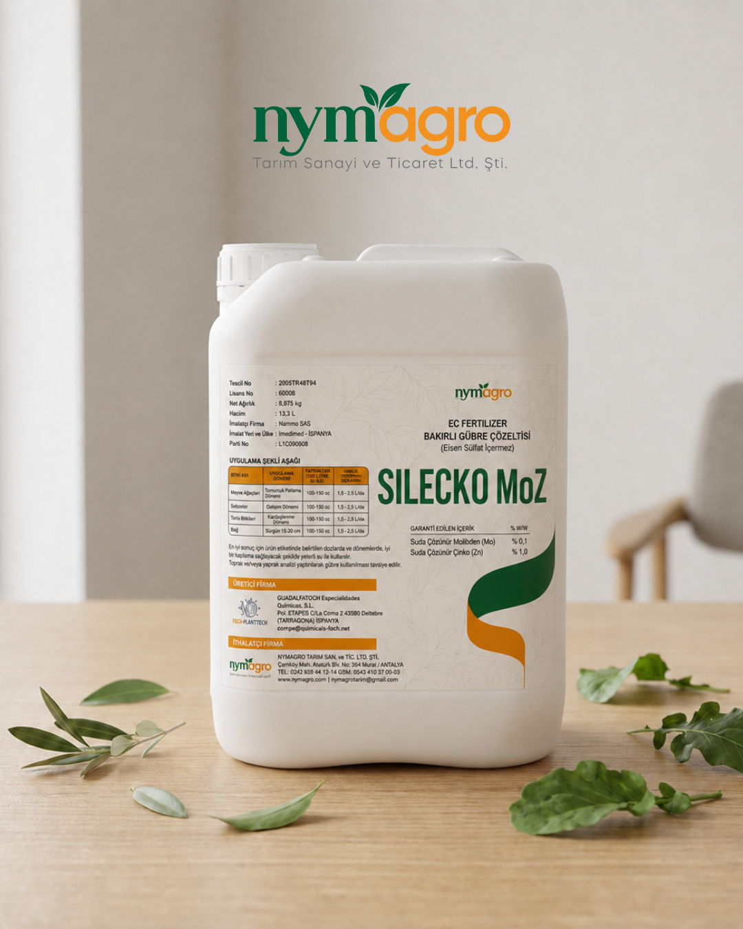 SILECKO MoZ 5 L — Nymagro bitki besleme ürünü